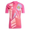 Original Fußballtrikot Schottland Torwart EURO 2024 Rosa Für Herren